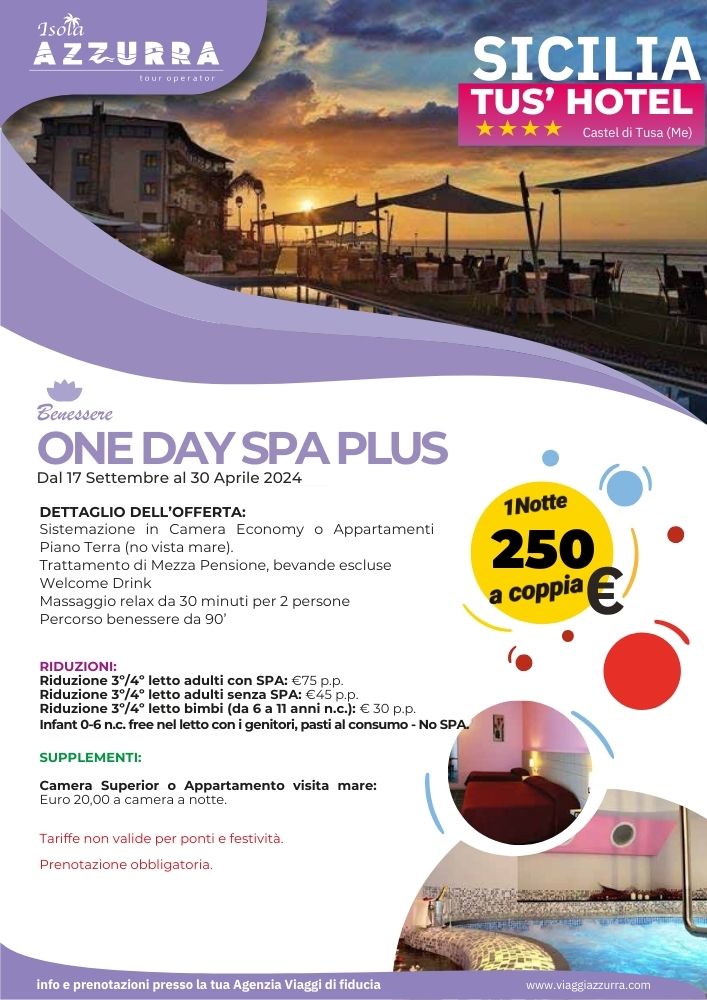 ONE DAY SPA PLUS